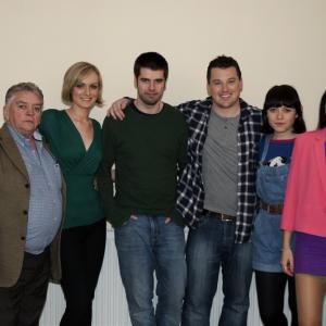 Cast and director of TROUBLES TIMES THREE 2012
