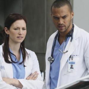 Still of Chyler Leigh and Jesse Williams in Grei anatomija (2005)