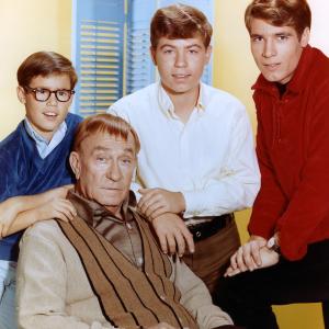 Still of William Demarest Don Grady Barry Livingston and Stanley Livingston in My Three Sons 1960