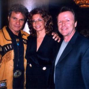 Martin Kove Sophia Loren and Steve Nave