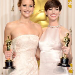 Anne Hathaway and Jennifer Lawrence