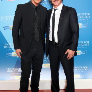 With the great actor Sean Penn