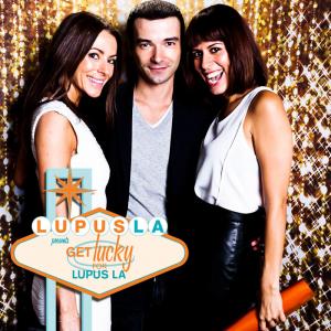 Still of Esther Anderson, Miljan Milosevic and Sabina Akhmedova at event of Get Lucky For Lupus LA (2013)