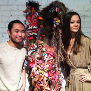 Mary Elise Hayden with Director Andrew Huang Solipsist