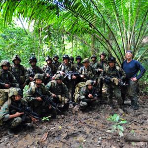 RC with SENAFRONT Patrol in the Darien Jungle somewhere between Panama and Colombia