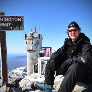 R.C. on Mt Washington - the highest peak in Northeastern US at 6,288 ft & the most prominent mountain east of the Mississippi River. It's fame for dangerously erratic weather made it the location for the production of 