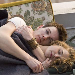 Still of Jonathan Rhys Meyers and Keri Russell in August Rush 2007