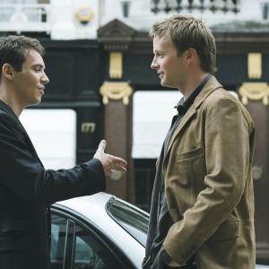 Still of Jonathan Rhys Meyers and Rupert PenryJones in Match Point 2005