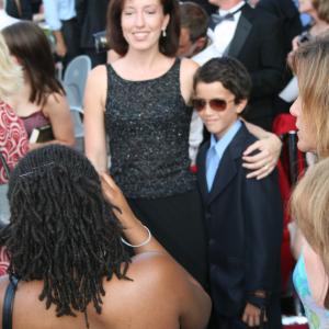 Marty with son, Michael, at THE LIST premiere in Charlotte, NC (2007)