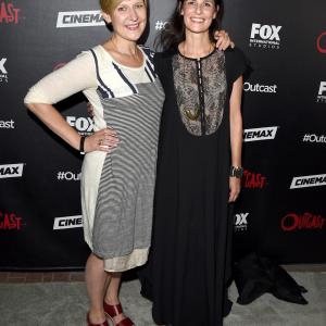 Sue Naegle and Sharon Tal at event of Outcast (2016)