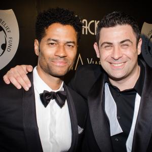 Phil VIardo with Eric Benet at the arrivals of the 7th Annual Rat Pack Ball benefiting Rebuild Hoboken Relief Fund presented by Viardo Artists
