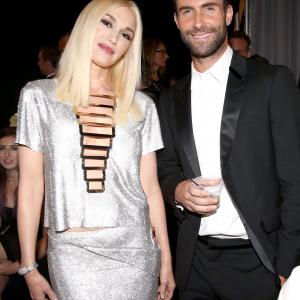 Gwen Stefani and Adam Levine at event of The 66th Primetime Emmy Awards 2014