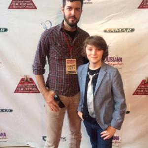 Attending the Louisiana International Film Festival with the director of True Heroes Chris Ganucheau
