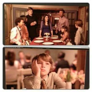 Top: Full Cast of Life's A Bowl of Cherries Bottom: Toby as Sebastian