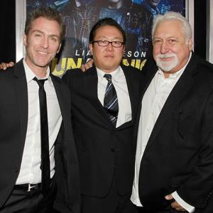 Producers Roy Lee, Brooklyn Weaver, and Michael Tadross attend NYC premiere of Warner Bros film 