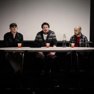 Noel Donnellon (left) on Animation Worshop panel Jameson Dublin International Film Festival 2013