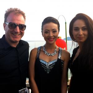 At Cannes 2012  with Cecilia Cheung and Asli Bayram