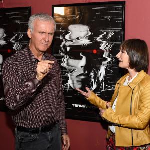 James Cameron and Gale Anne Hurd at event of Terminatorius 1984