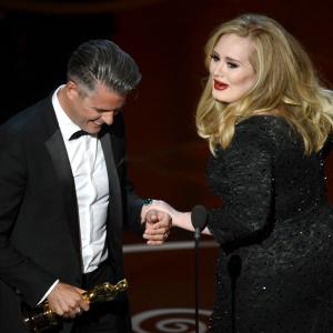 Paul Epworth and Adele at event of The Oscars 2013