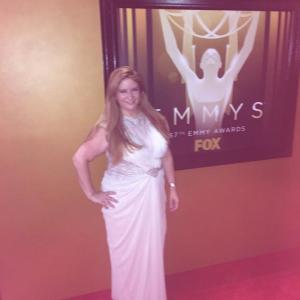 Actress - Producer Peggy Lane arrives at the Emmys.