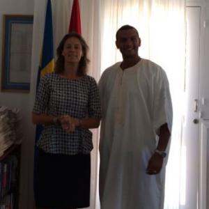 Swedish Ambassadeur Anna Hammargren in Rabat Morocco