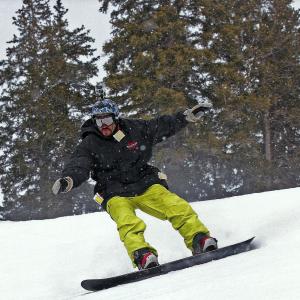 Kimo snowboarding Brighton Utah