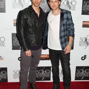 David A. Gregory and Eric Nelsen at the SOHO Film Festival premiere of, Chasing Yesterday.