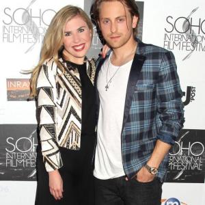 Sainty Nelsen and Eric Nelsen at the SOHO Film Festival premiere of Chasing Yesterday