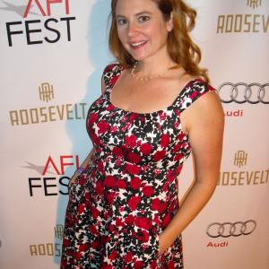 Actress Elizabeth Mihelich at the AFI Film Festival in Hollywood.