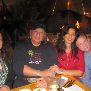 Yolanda Pulaski Amado Pena Patty Balian and Bob Nuchow in Glendale CA after art show