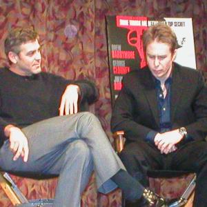 George Clooney and Sam Rockwell at Los Angeles Conversations screening/Q&A produced by Bob Nuchow