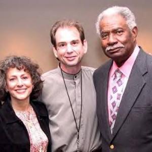Bob Nuchow with Ossie Davis and New York SAG Board member at Conversations QA