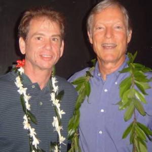 Bob Nuchow with Richard Chamberlain at Honolulu Conversations Q&A