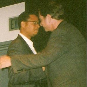 Bob Nuchow with Terrance Howard at San Francisco Conversations QA