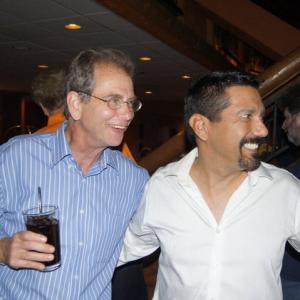Bob Nuchow with Steven Michael Quezada Breaking Bad at Legacy Art Albuquerque fundraiser