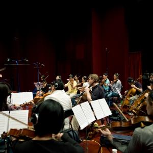 Robert is conducting members of the Hong Kong Philharmonic Orchestra for the film The Orange Paper