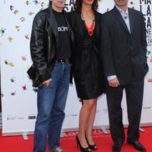 With Emilio R Barrachina and Ruth Gabriel at the Premiere of The Disciple in the Malaga Film Festival