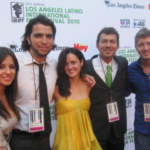 LALIFF Premiere  La Pastisseria Red Carpet with cast Estella Perez Luis Deveze and Director Victor Ridaura
