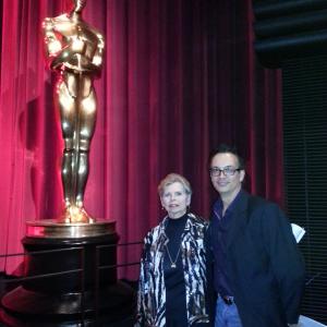 Pete George and Eve Lapolla from the Ohio Film Commission at the Academy of Motion Pictures for The Shawshank Redemption 20th Anniversary. Event.