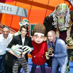 Sam Fell Kodi SmitMcPhee and Chris Butler at event of Paranormanas 2012