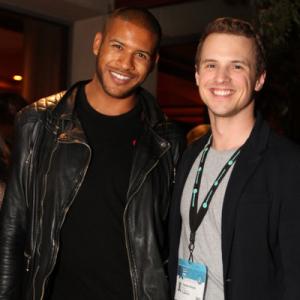 Jeffrey BowyerChapman and Freddie Stroma attend event of UnREAL