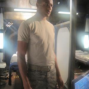 Jeffrey BowyerChapman as Darren Becker in SGU Stargate Universe