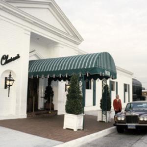 Chasen's Restaurant (photographer Wallace Seawell stepping out of car)