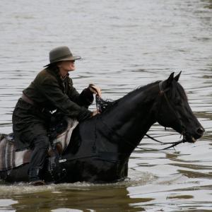 Cassidy Hice on Rusty Hendrickson's horse 