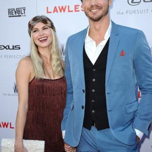 Kenzie Dalton attends the premiere for Lawless with Chad Michael Murray