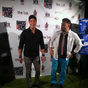 Arrival of Jeffrey T. Schoettlin and Sean Muramatsu at the 'Dances With Films' screening of 'American Idiots.'