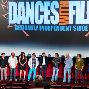 Q & A session after the screening of 'American Idiots' at the 'Dances With Films' Film Festival.