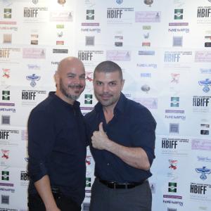 With fellow actor,Roberto Cancel