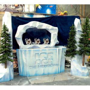Ice Age Scrat knock down game for trade show booth