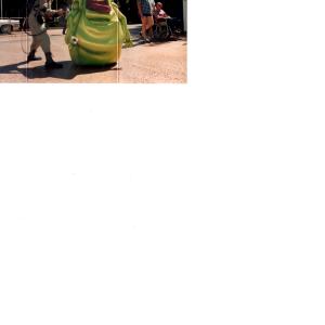 Dr Ray  Slimer at the 100 Cartoon Character event at Universal Studios Hollywood